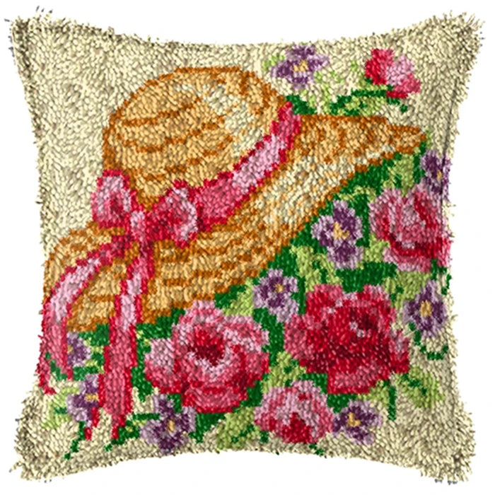 Kit Coussin Point Noué Rayures Soleil — photo 29