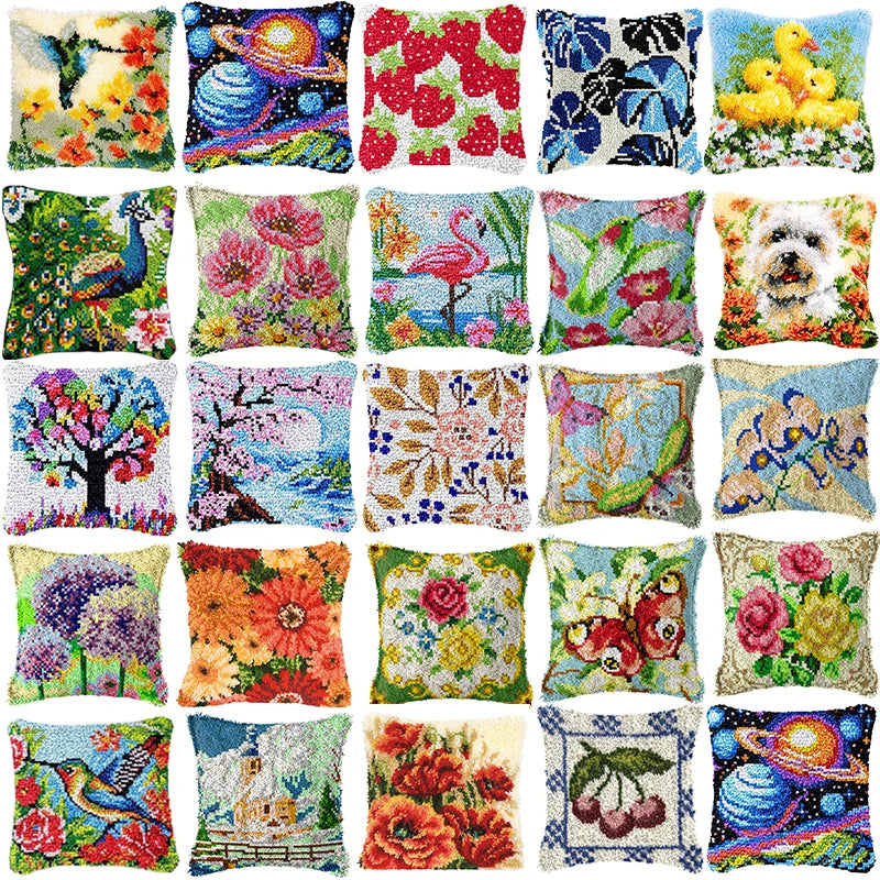 Kit Coussin Point Noué Paysage Fleuri — photo 7