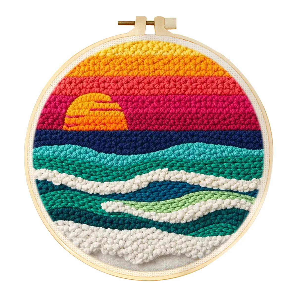 Kit Punch Needle Paysage avec Cadre & Fils — photo 17