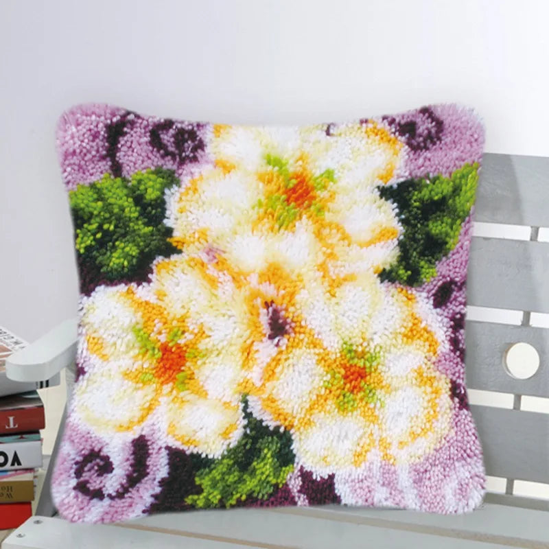 Kit Tapis Point Noué Roses — photo 5