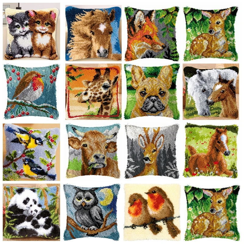 Kit Tapis Point Noué Girafe & Compagnie
