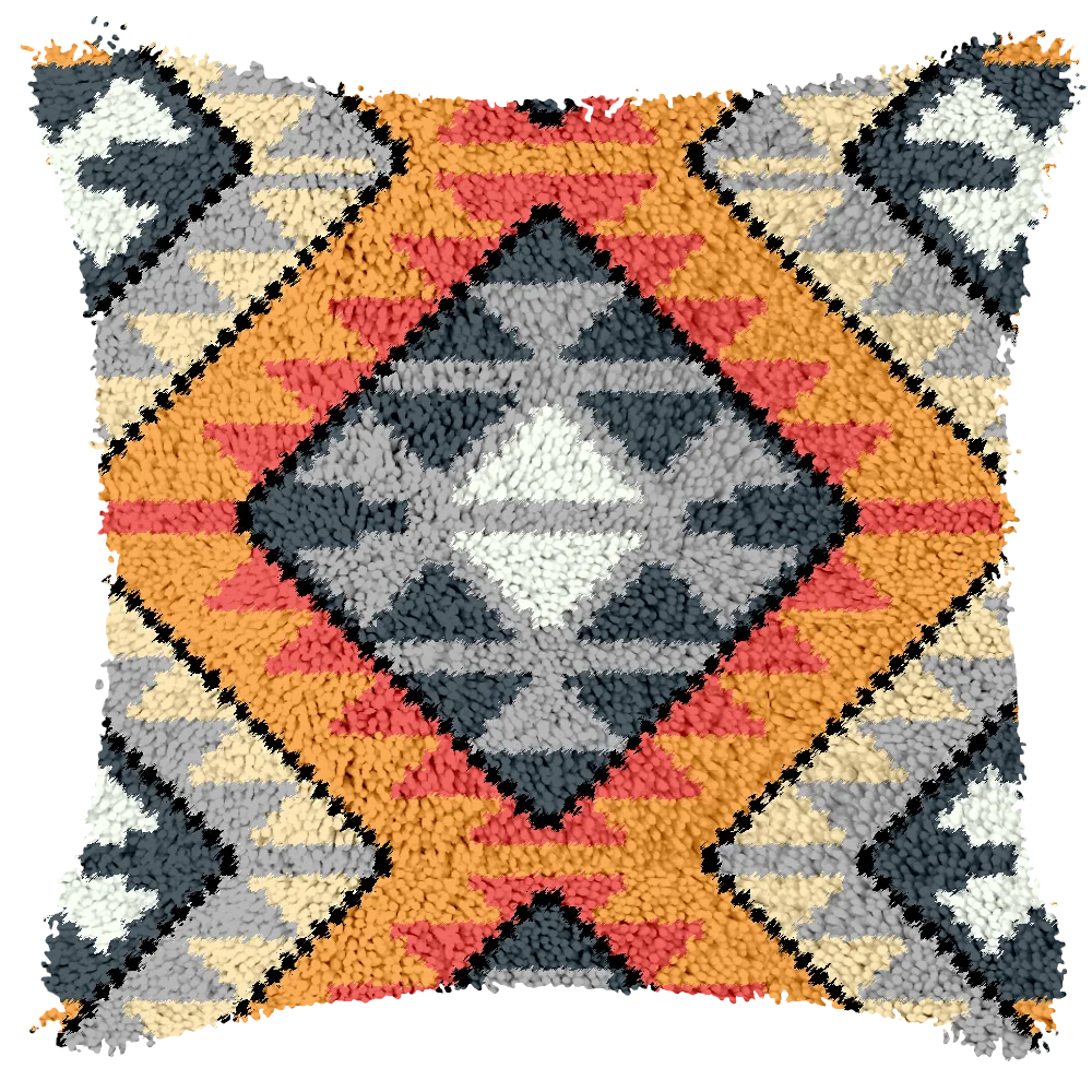 Kit Coussin Point Noué Géométrique — photo 29
