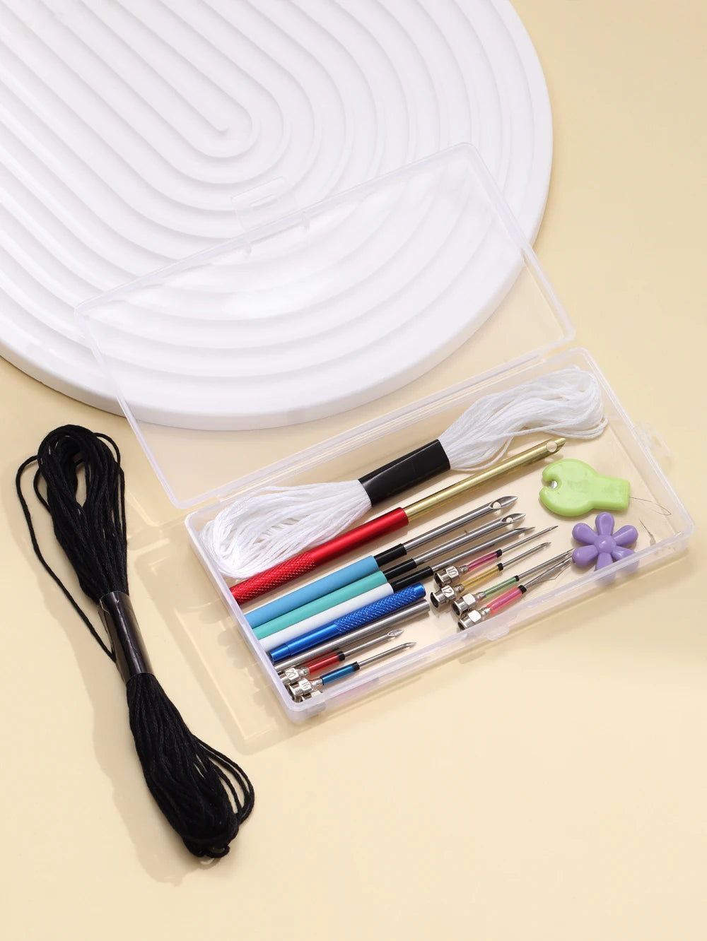 Kit Fournitures Punch Needle — Aiguille Réglable — photo 11