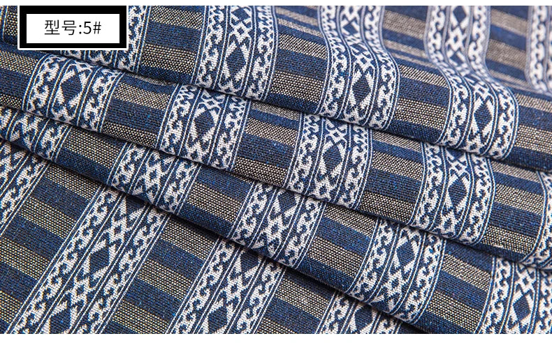 Tissu Lin Coton Ethnique au Mètre — photo 21