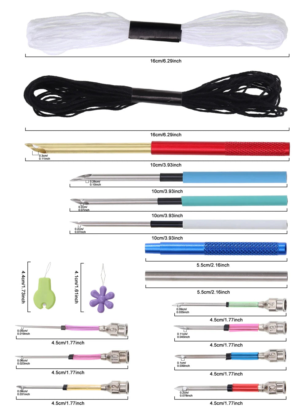 Kit Fournitures Punch Needle — Aiguille Réglable — photo 9
