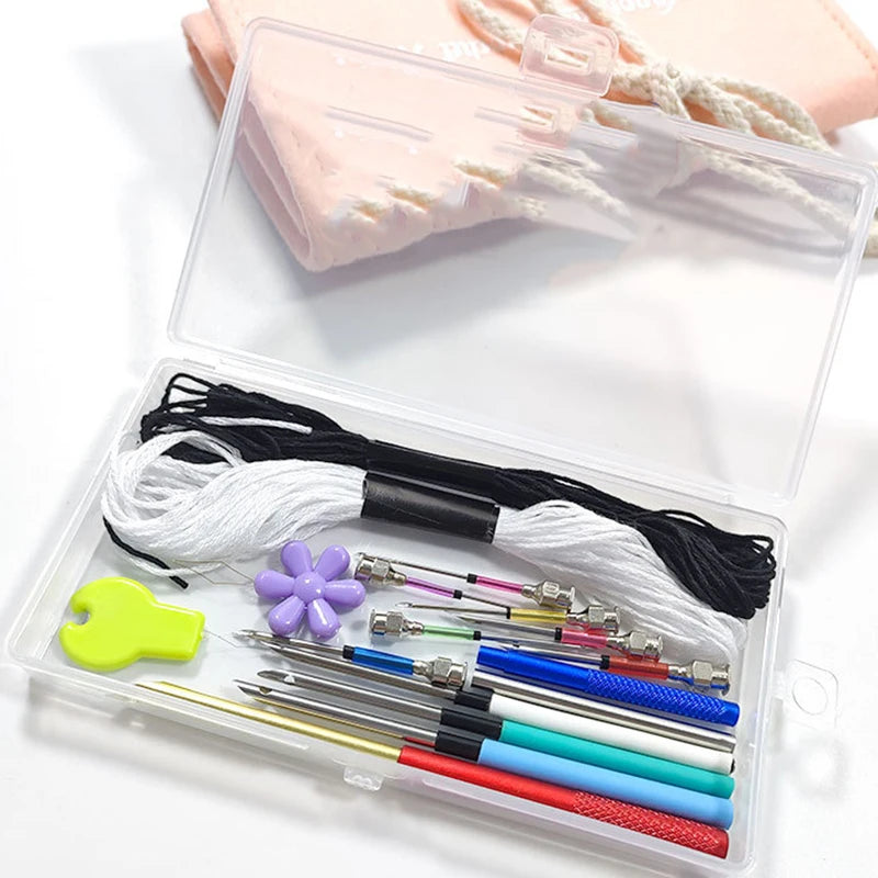 Kit Fournitures Punch Needle — Aiguille Réglable — photo 8