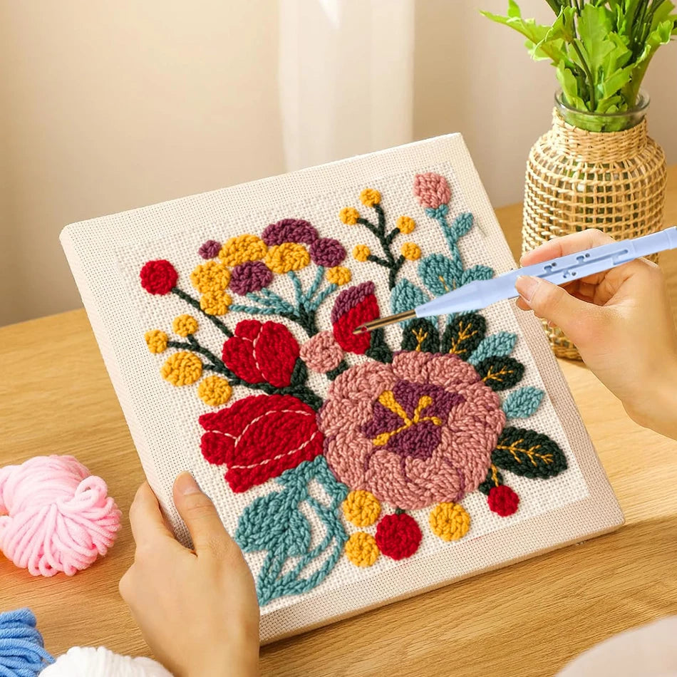 Kit Punch Needle Bouquet Floral