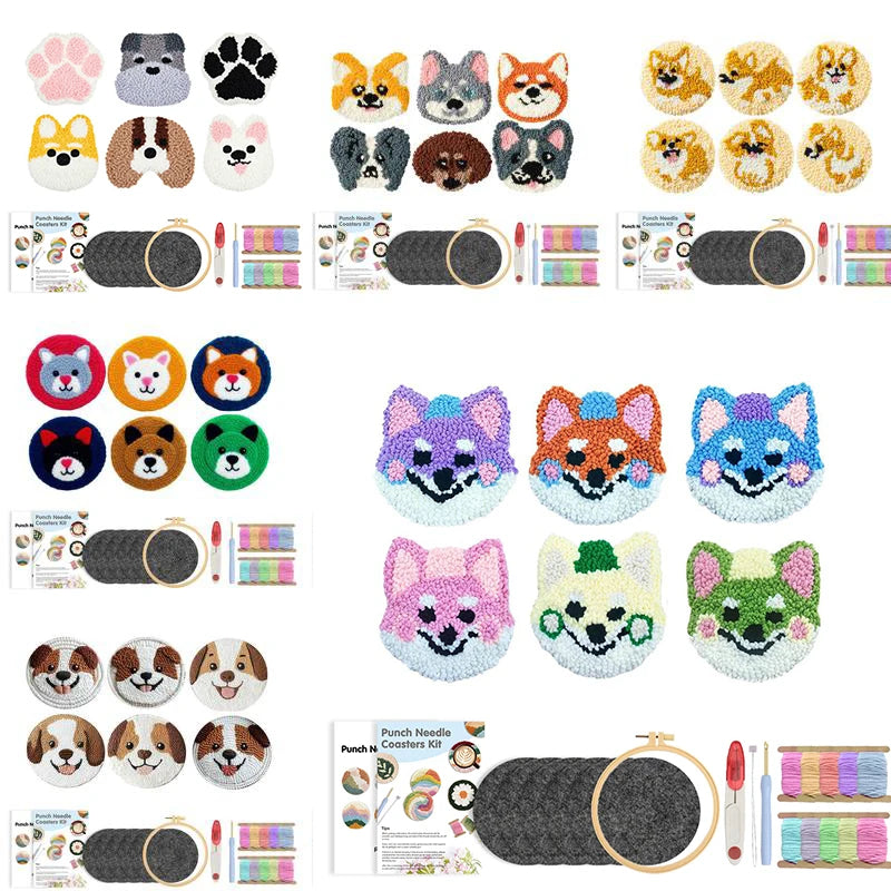 Kit 6 Sous-verres Animaux Sauvages