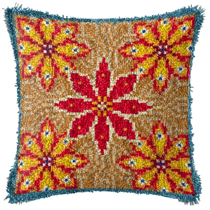 Kit Coussin Point Noué Rayures Soleil — photo 30