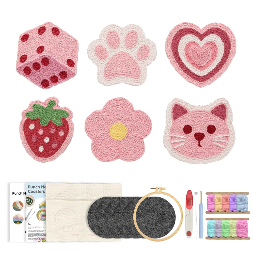 Kit 6 Sous-verres Rose Poudré — photo 8