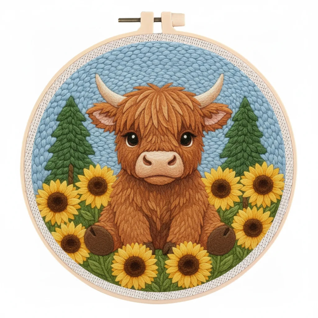 Kit Punch Needle Vache Mignonne — photo 18