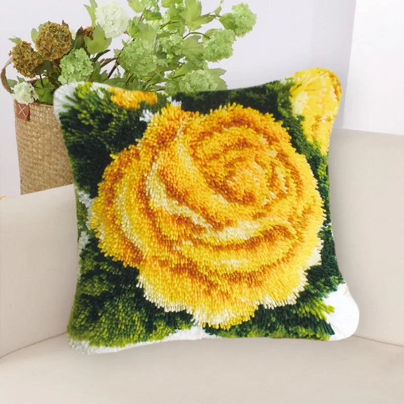 Kit Tapis Point Noué Roses — photo 46