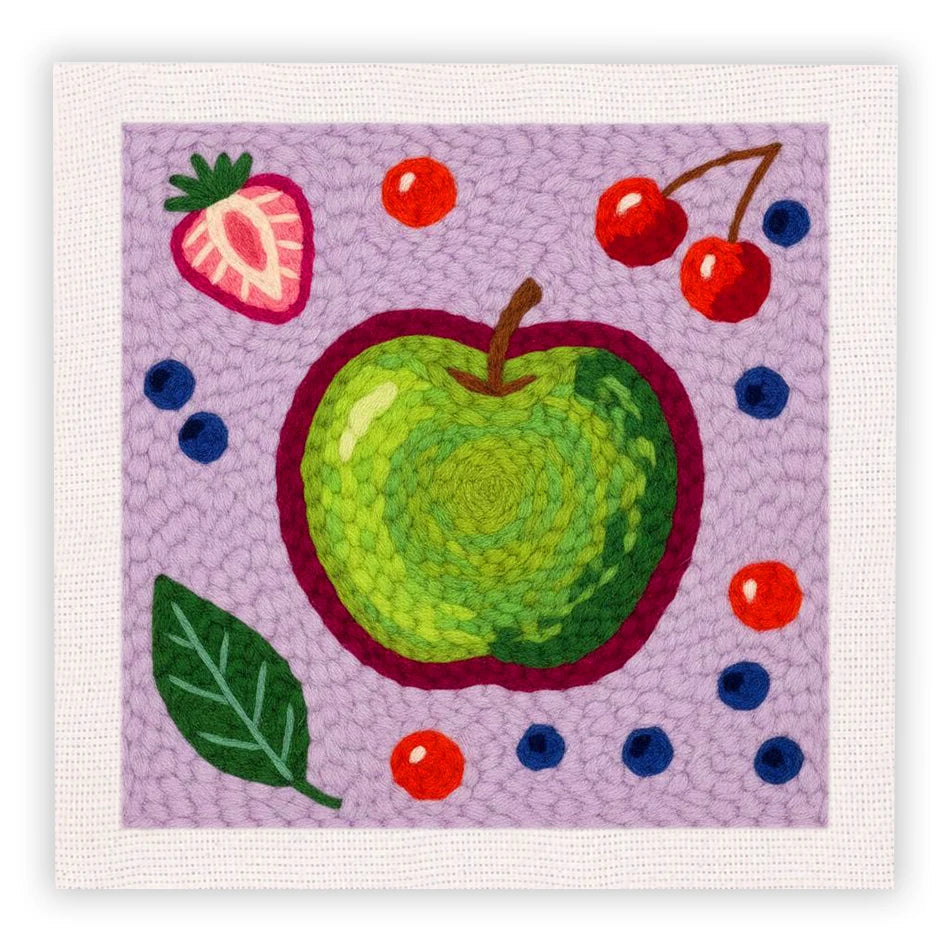 Kit Punch Needle Fruits Frais avec Cadre — photo 17