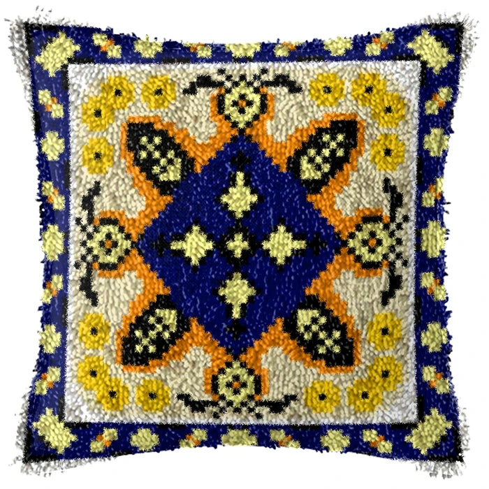 Kit Coussin Point Noué Rayures Soleil — photo 14