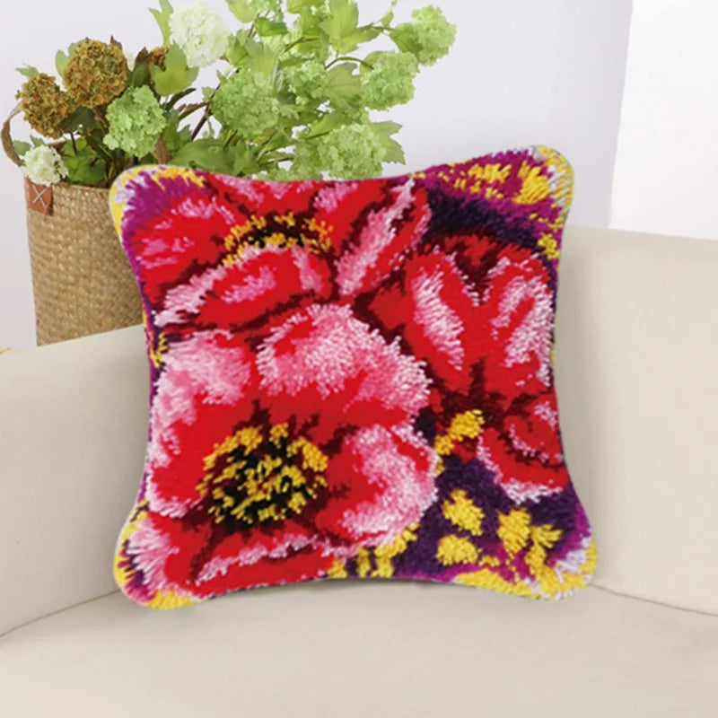 Kit Tapis Point Noué Roses — photo 21