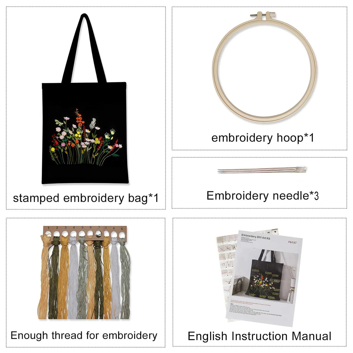 Kit Broderie Tote Bag Débutant — photo 7