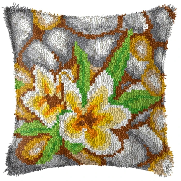 Kit Coussin Point Noué Rayures Soleil — photo 24