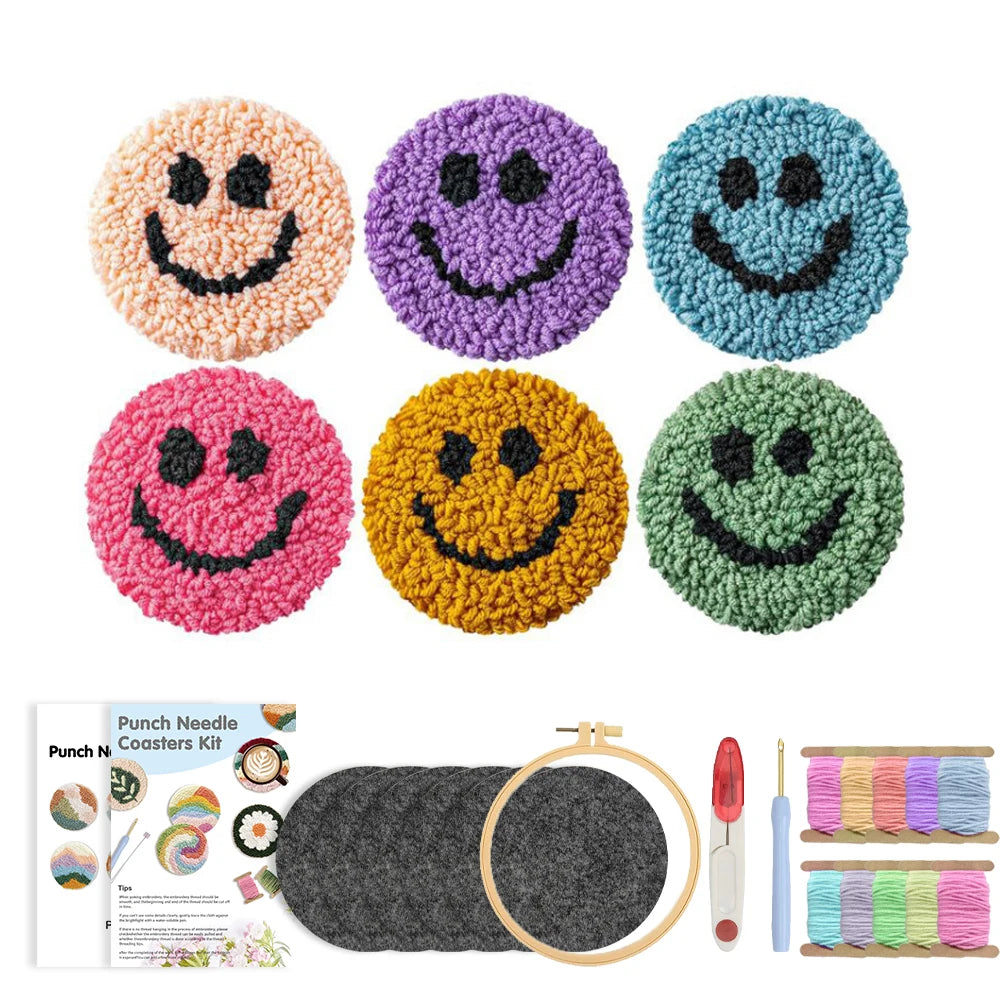 Kit 6 Sous-verres Smileys Colorés — photo 7