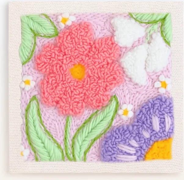 Kit Punch Needle Fleurs avec Cadre — photo 14