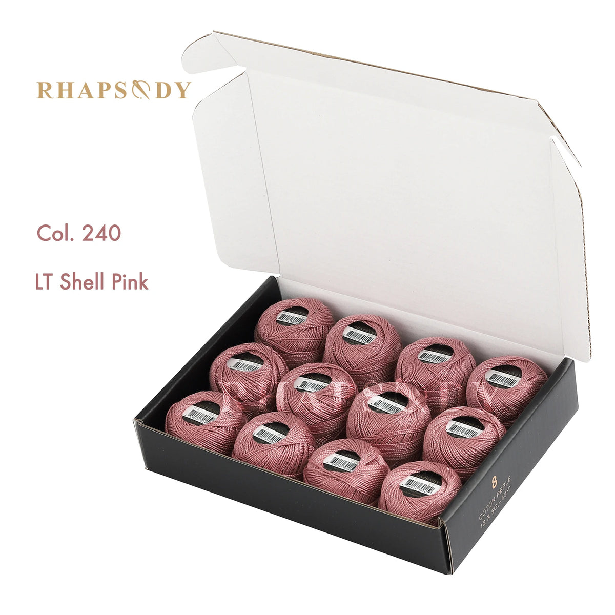 Fil Coton Perlé n°8 — Lot de 12 Boules — photo 69