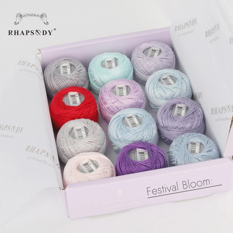 Fil Coton Perlé n°8 — Lot de 12 Boules — photo 131