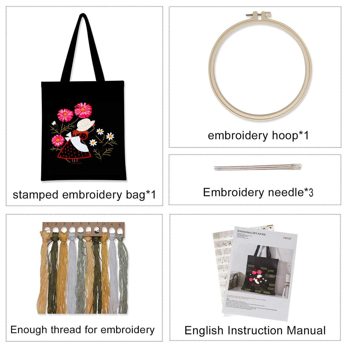 Kit Broderie Tote Bag Débutant — photo 14