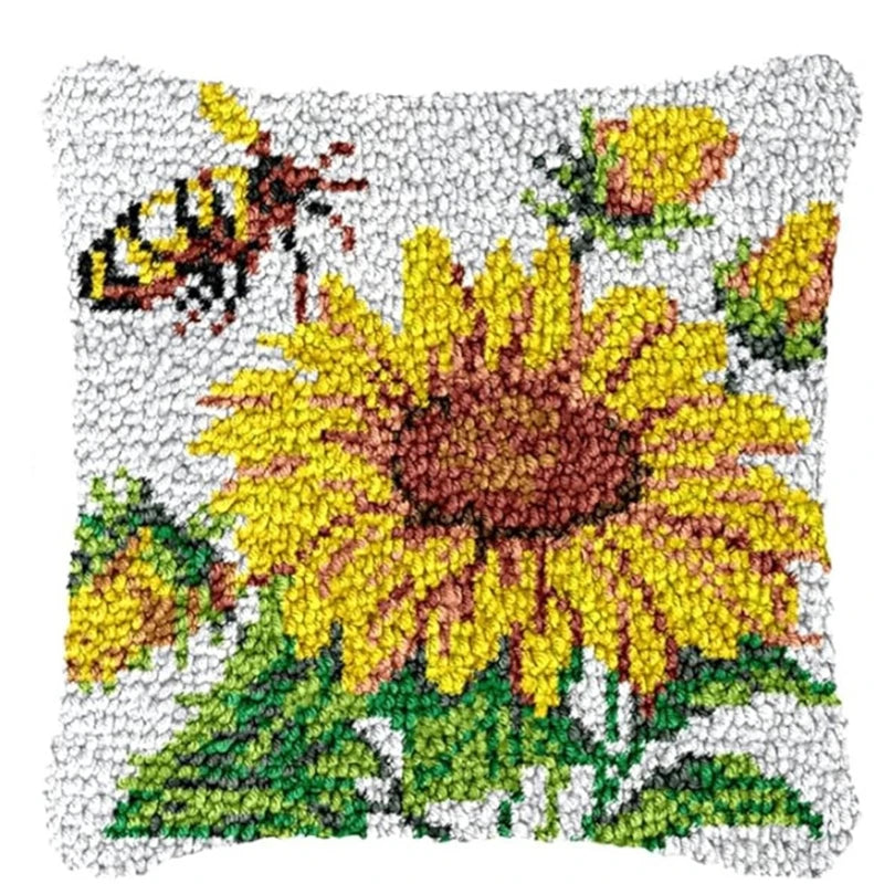 Kit Tapis Point Noué Fleurs & Papillons — photo 14