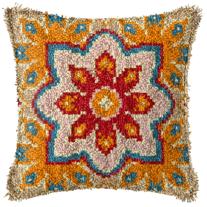 Kit Coussin Point Noué Rayures Soleil — photo 21