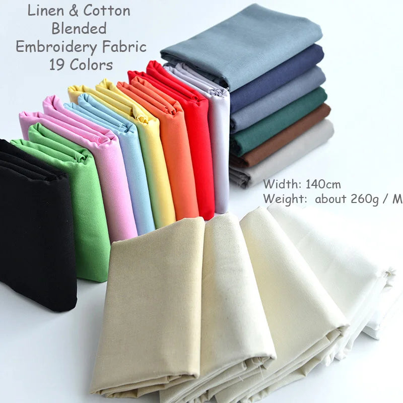 Toile Lin & Coton pour Broderie — photo 4