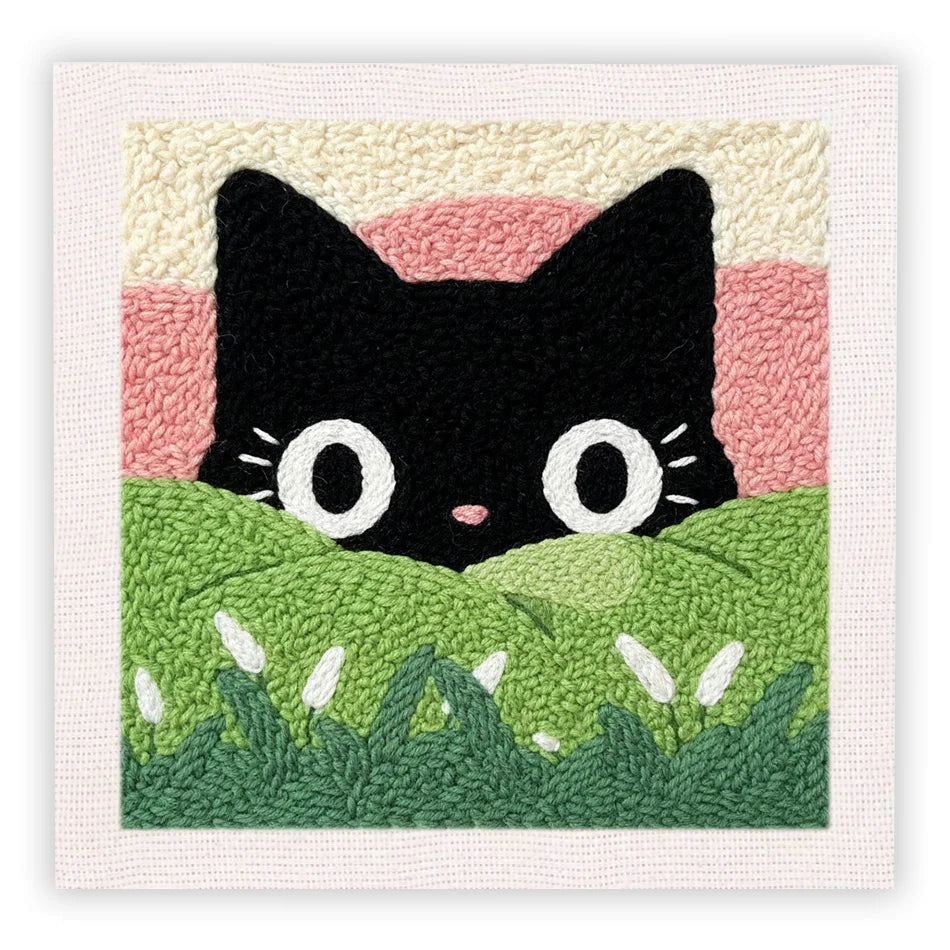 Kit Punch Needle Chat avec Cadre — photo 10