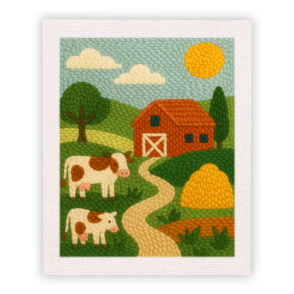 Kit Punch Needle Enfant — Village Lemon Town — photo 14