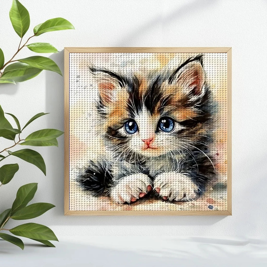 Kit Point de Croix Chat 40x40 cm II — photo 2