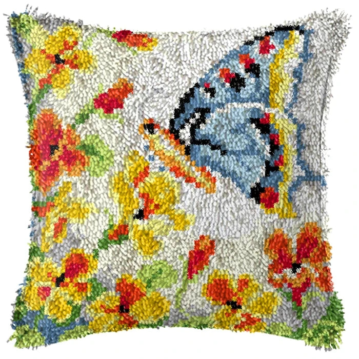 Kit Coussin Point Noué Rayures Soleil — photo 27