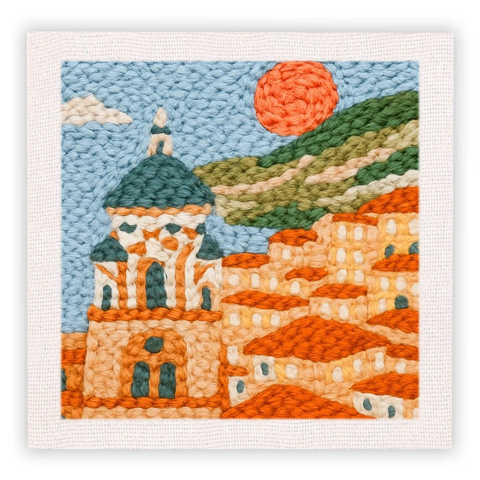 Kit Punch Needle Ville 25x25 cm — photo 14