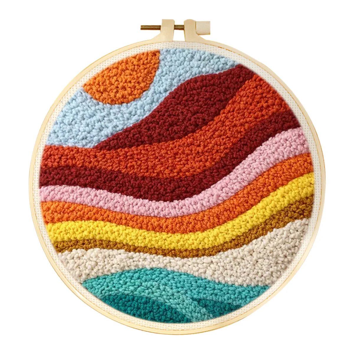 Kit Punch Needle Paysage avec Cadre & Fils — photo 16