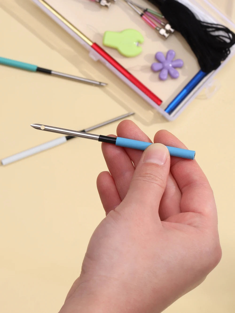 Kit Fournitures Punch Needle — Aiguille Réglable — photo 10