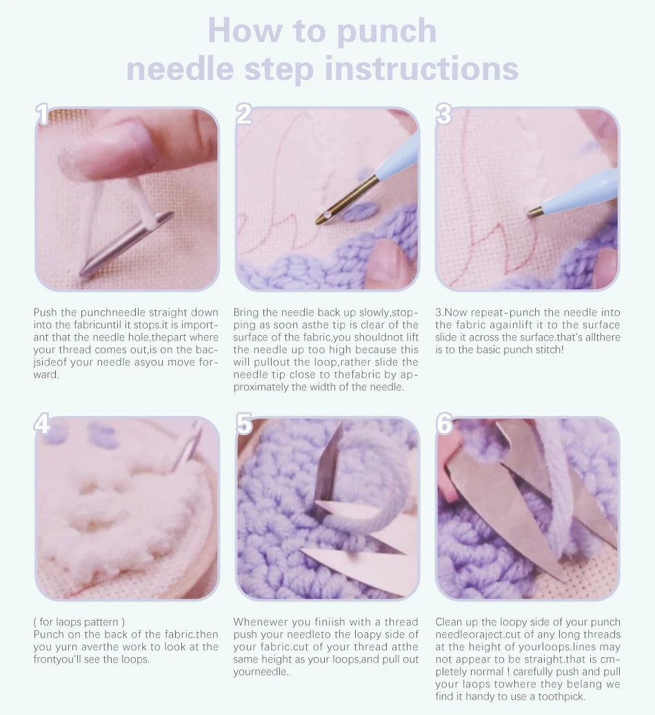 Kit Punch Needle Paysage Adultes II — photo 5
