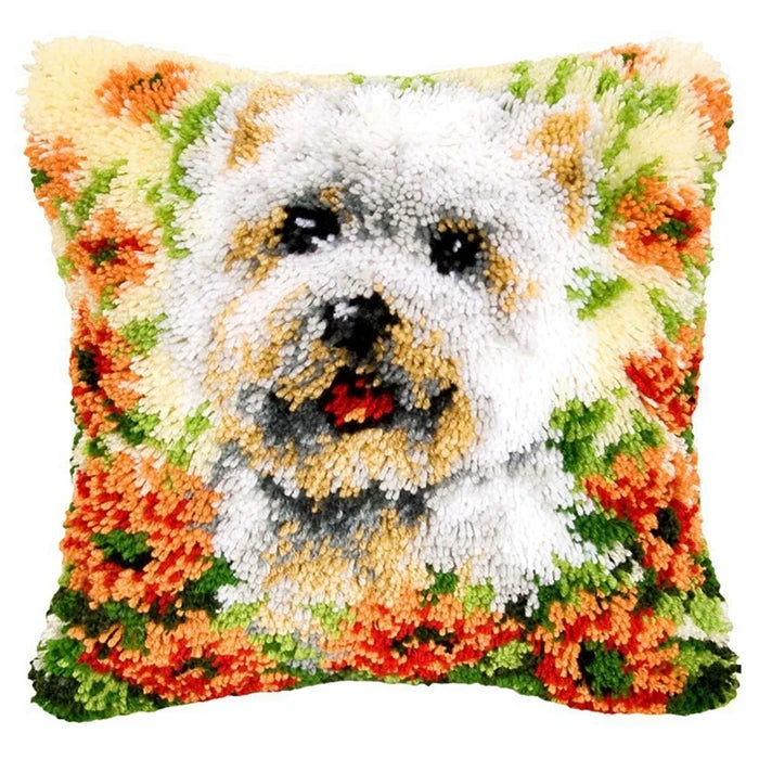 Kit Coussin Point Noué Paysage Fleuri — photo 16